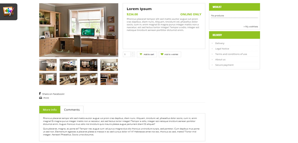 Product page