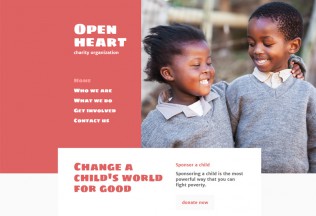 Open Heart – Premium Responisve Charity HTML5 Template