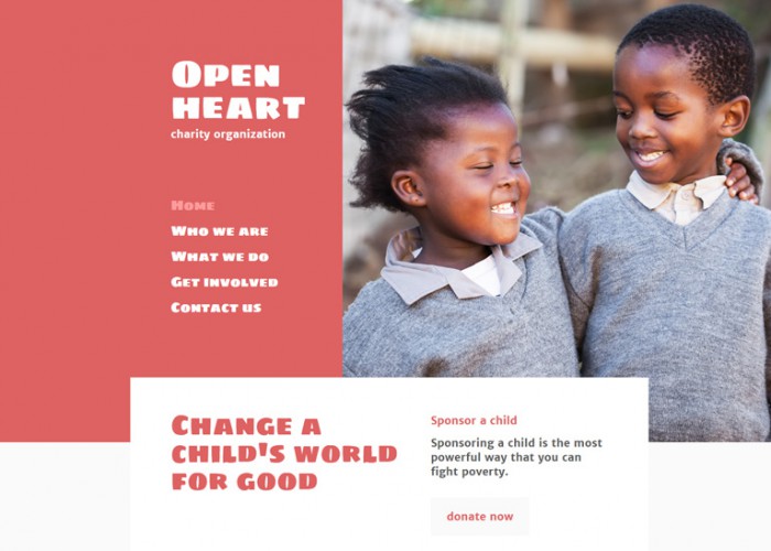 Open Heart – Premium Responisve Charity HTML5 Template