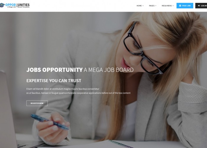 Opportunities – Premium Responsive Job Board HTML5 Template