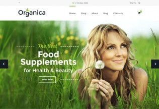 Organica – Premium Responsive Organic Food WooCommerce WordPress Theme