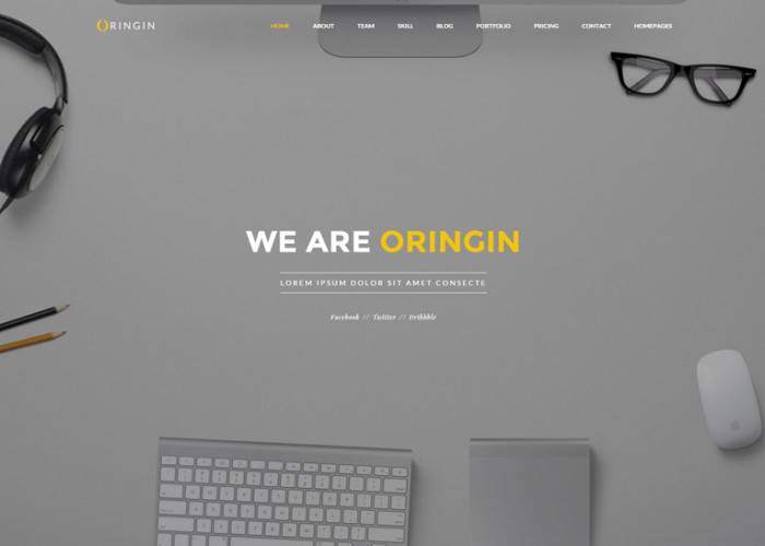 Oringin – Premium Responsive Onepage Drupal Theme