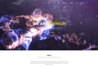 Oringin – Premium Creative Onepage Muse Template