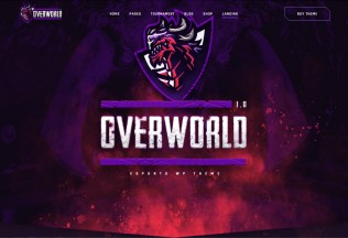 Overworld – Premium Responsive eSports and Gaming WordPress Theme