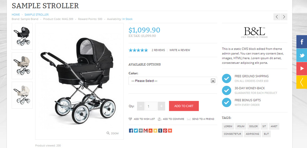 Product page