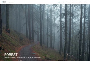 Oyster – Premium Responsive Creative Photography HTML5 Template