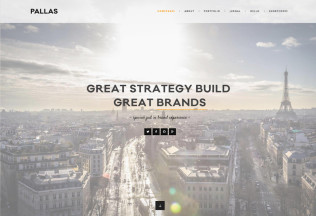 Pallas – Premium Responsive Creative Masonry Portfolio HTML5 Template