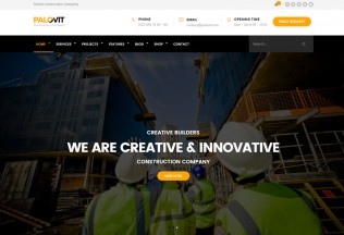 Palovit – Premium Responsive Construction WordPress Theme