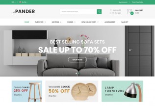 Pander – Premium Responsive Furniture OpenCart Theme