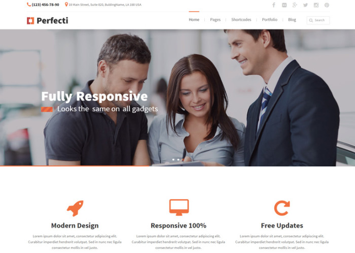 Perfecti – Premium Responsive Business MultiPurpose WordPress Theme