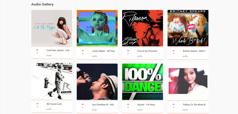 Audio Gallery