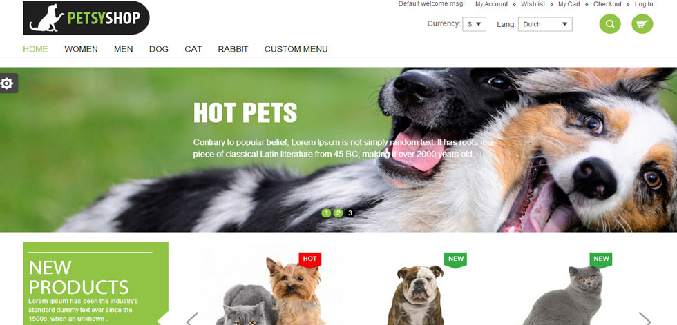 Home page