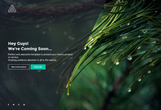 PHLY – Premium Responsive Versatile Coming Soon HTML5 Template