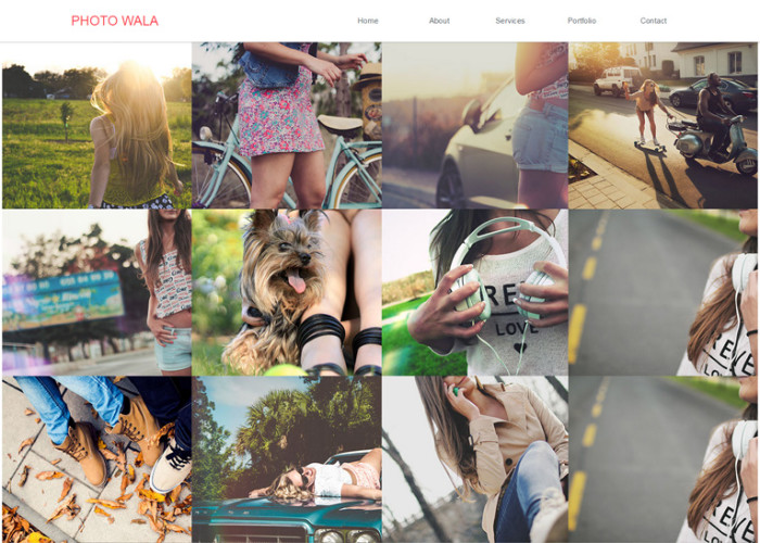 Photo Wala – Premium Portfolio Muse Template