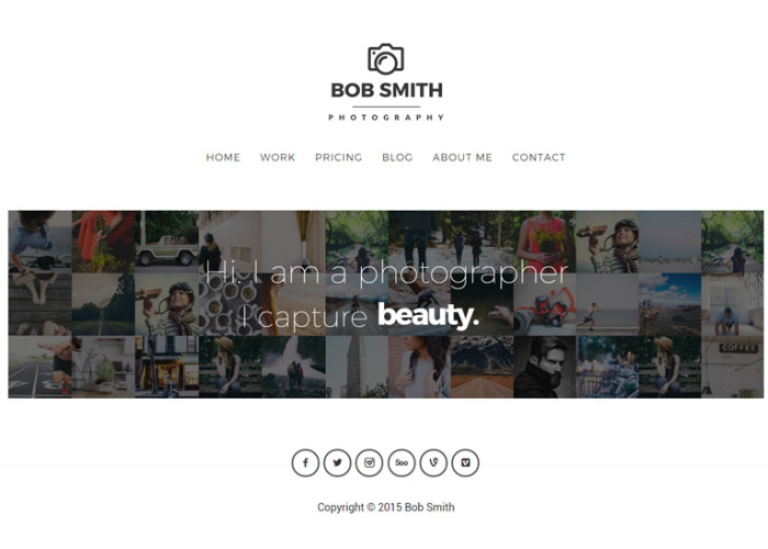Photographer – Premium Responsive WordPress Theme for Photographers