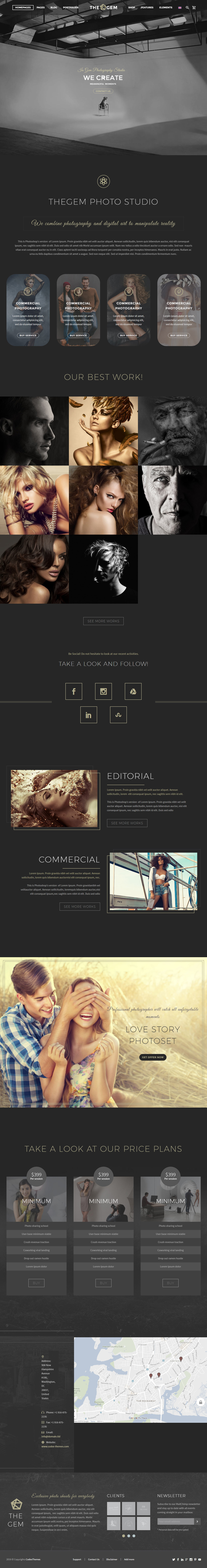TheGem Best WordPress Photography Themes