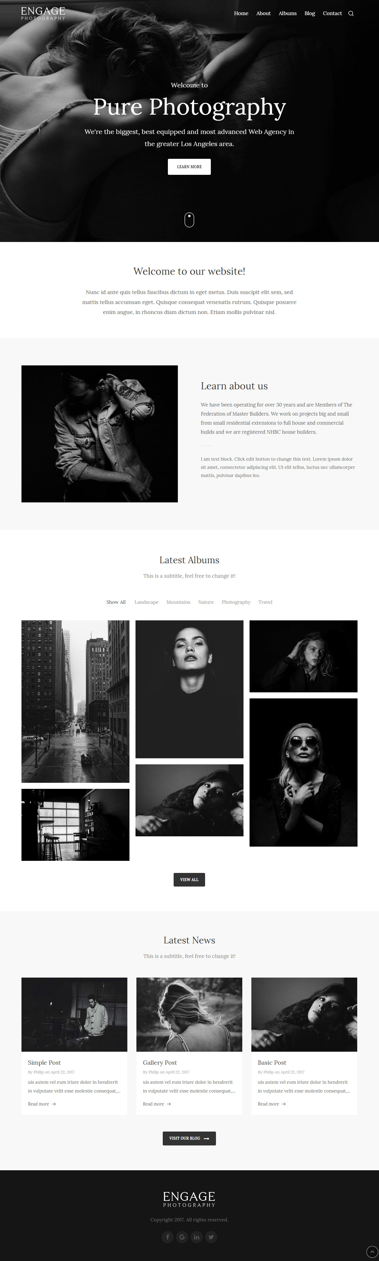 Engage Best WordPress Photography Themes