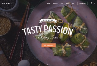 Picante – Premium Responsive Restaurant & Food WordPress Theme