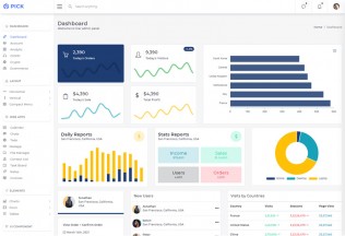 Pick – Premium Responsive Bootstrap Admin Dashboard HTML5 Template