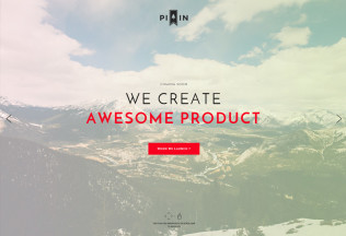 Piin – Premium Responsive Minimalist Coming Soon HTML5 Template