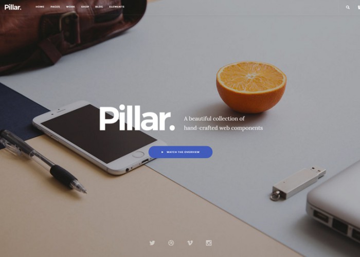 Pillar – Premium Responsive Multipurpose HTML5 Template with Page Builder