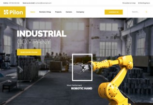 Pilon – Premium Responsive Industrial & Factory WordPress Theme