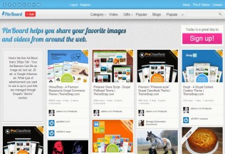 PinBoard – Premium Responsive Drupal Pinterest clone Theme