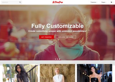 Best Responsive Pinterest Clone Themes and Templates in 2014