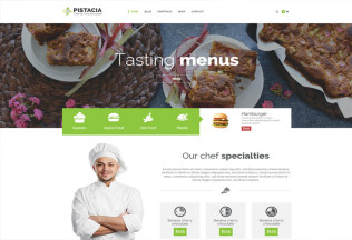 Pistacia – Premium Responsive Chef & Food HTML5 Template