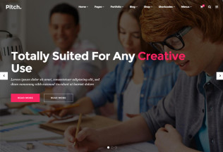 Pitch – Premium Responsive WordPress Theme for Freelancers and Agencies