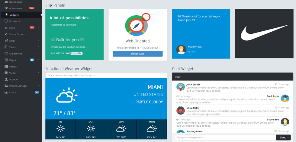 Widgets