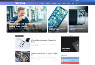 Pixwell – Premium Responsive Modern Magazine WordPress Theme