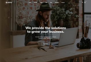 Pixxy – Premium Responsive Startup Business WordPress Theme