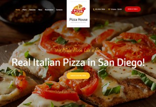 Pizza House – Premium Responsive Restaurant Cafe Bistro WordPress Theme