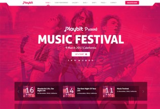 Playbit – Premium Responsive Music Oriented WordPress Theme