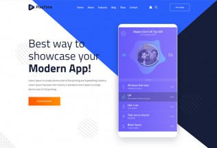 PlayTime – Premium Responsive Mobile App Landing HTML5 Template