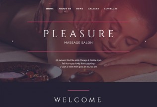 Pleasure – Premium Responsive Massage Salon HTML5 Template