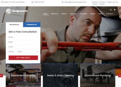 Best Drupal Plumbing Theme