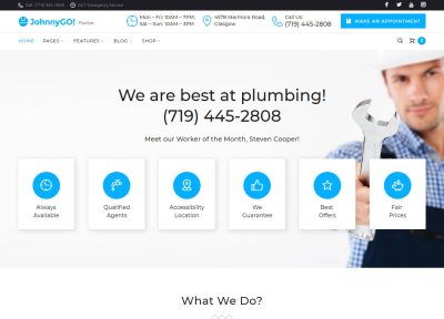 Latest WordPress Plumbing Themes 2018