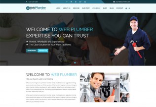 Plumber – Premium Responsive Construction and Plumber HTML5 Template