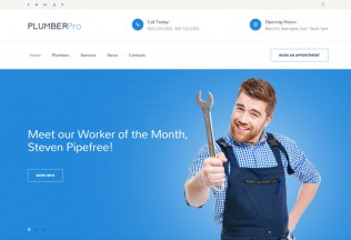 PlumberPro – Premium Responsive HTML5 Template
