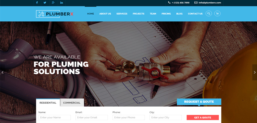 Home page