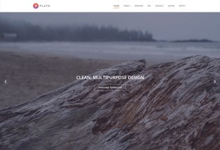 Pluto – Premium Responsive Minimal Tumblr Blog Theme
