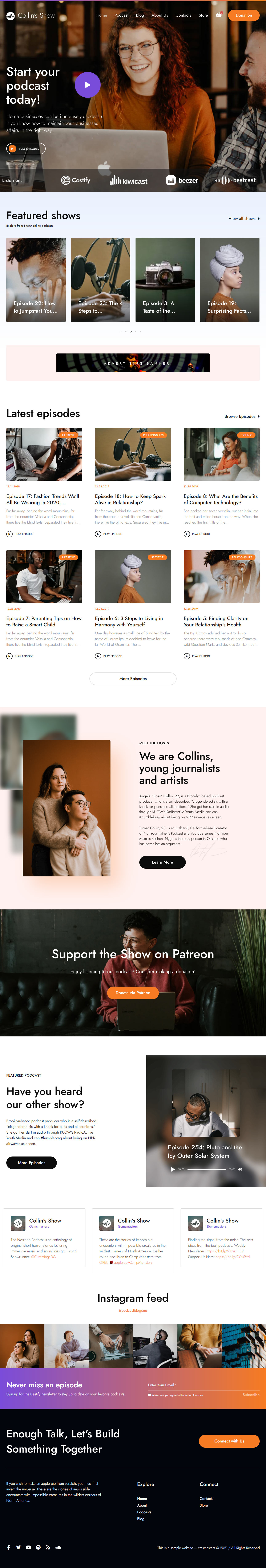 YourWay WordPress Audio Podcast Theme