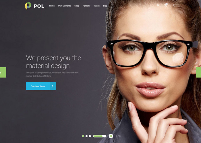 POL – Premium Responsive Material MultiPurpose WordPress Theme