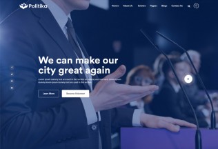 Politika – Premium Responsive Political Government HTML5 Template