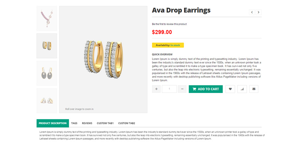 Product page