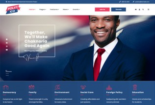 Polytico – Premium Responsive Political And NGO HTML5 Template