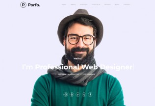 Porfo – Premium Responsive Minimal Personal WordPress Theme