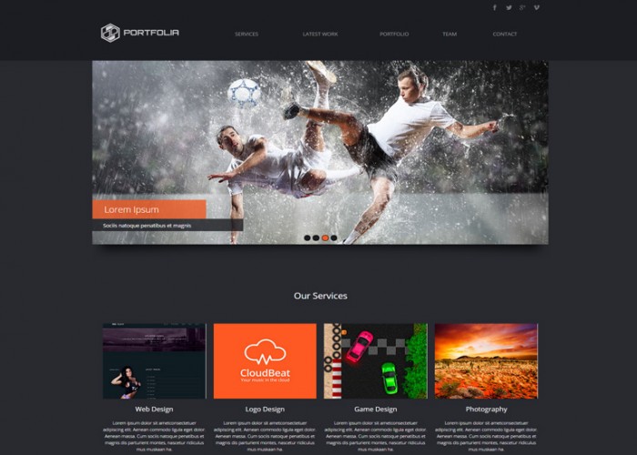 Portfolia – Premium Portfolio Muse Template